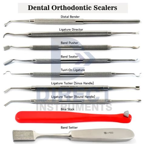 Dental Orthodontic Instrument Scaler Tucker Ligature Director Band