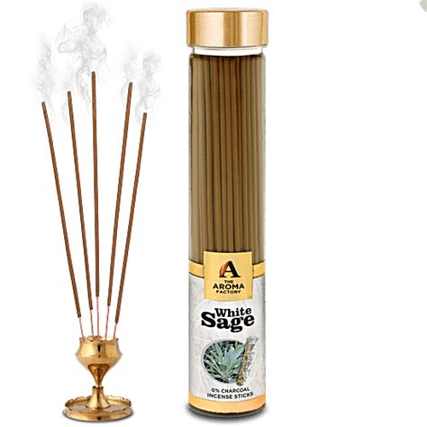 Buy The Aroma Factory Incense Sticks Agarbatti White Sage Made With