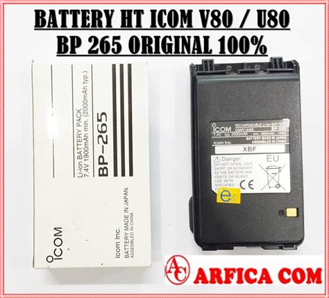 Jual Baterai Ht Icom Ic V U Bp Bp Original Batre Ht Icom V