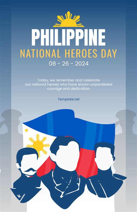 Free National Heroes Day Poster Template Edit Online And Download