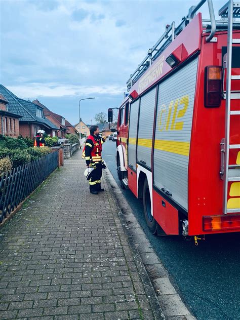 Einsatz 4 Gasaustritt Freiwillige Feuerwehr Großenheidorn