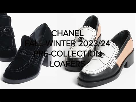 40 Chanel Gehaakte Platte Loafers Zwart 2023