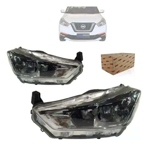 Farol Nissan Kicks 2017 2018 2019 2020 2021 Led Tyc Parcelamento