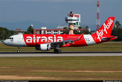 HS BBR Thai AirAsia Airbus A320 216 WL Photo By Sudpoth