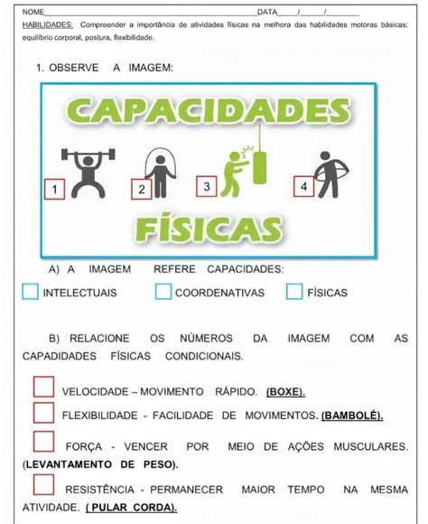 Atividade De Educa O Fisica Ca A Palavras Braincp