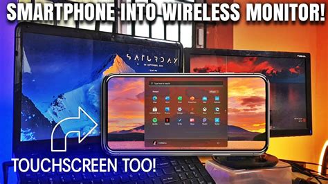 Turn Your Android Phone Into A Wireless Pc Monitor Youtube