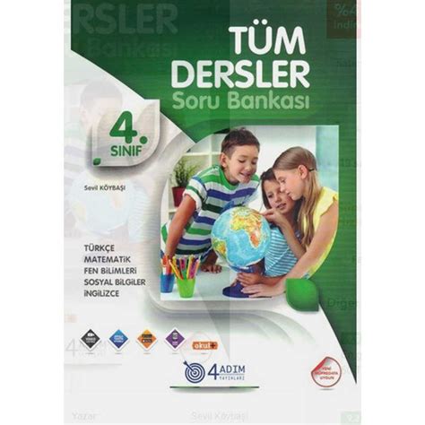 4 Sınıf Tüm Dersler Soru Bankası Bkmkitap