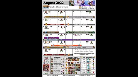 Empires And Puzzles German Kalender August 2022 YouTube