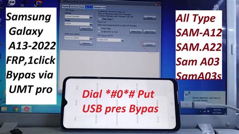 Samsung Galaxy A Frp Bypass Android With Umt Pro Wb Channel