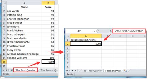 Excel Reference Sheet Name In Formula