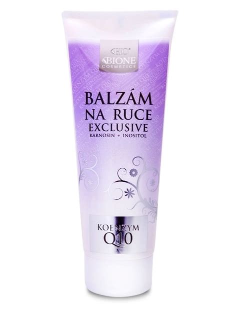 Bione Cosmetics Balzam Na Ruky Exclusive Q Pr Miov Pr Rodn A