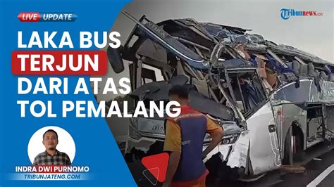 Kecelakaan Bus Po Shantika Terjun Bebas Di Tol Pemalang Beruntung Bayi