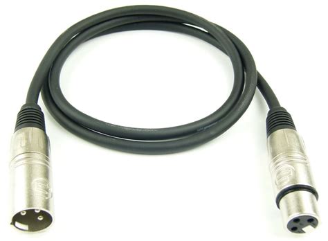 2x 1 M 3 Pol Mikrofonkabel XLR Male Auf Female DMX Mikrofon Kabel