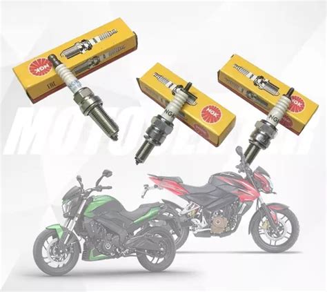 Kit 3 Bujias Ngk Bajaj Pulsar 200 Ns Rs Dominar 250 400 Ug Meses Sin