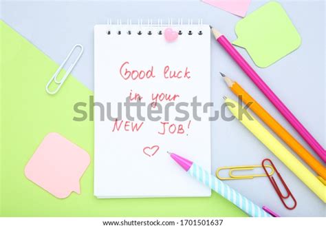 Text Good Luck Your New Job Stock Photo 1701501637 | Shutterstock