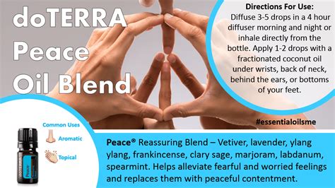 Doterra Peace Oil Blend Uses