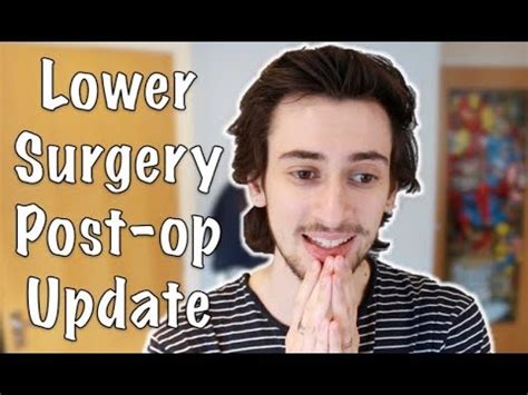 Ftm Bottom Surgery Post Op Update Youtube