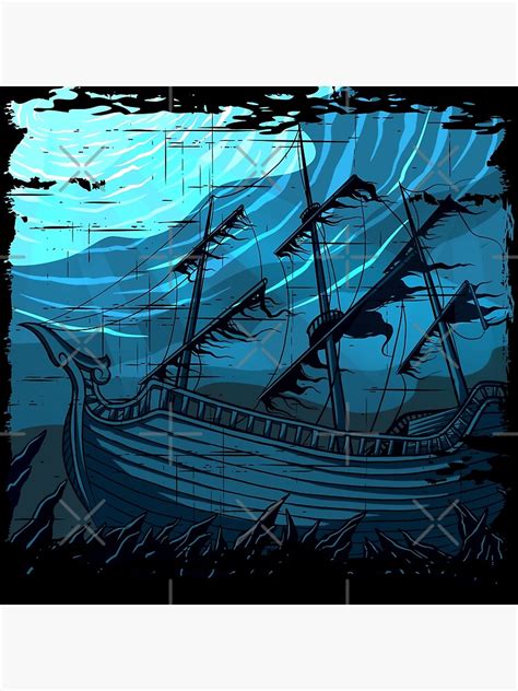 "Sunken Pirate Ship" Art Print by MedievalWear | Redbubble