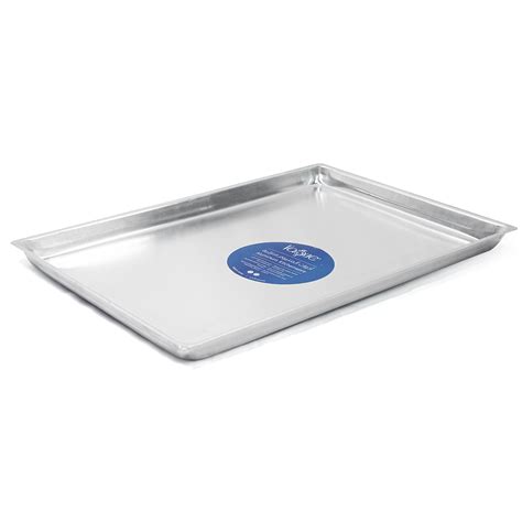 Vague Aluminium Rectangular Oven Tray 60 Cm X 40 Cm Silver Aluminium