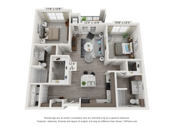 Floor Plans of Inn at Westover Hills 55+ in San Antonio, TX