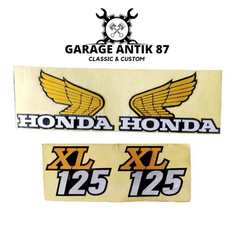 Jual Sticker Honda Xl Decals Honda Xl Decal Gastank Honda Xl