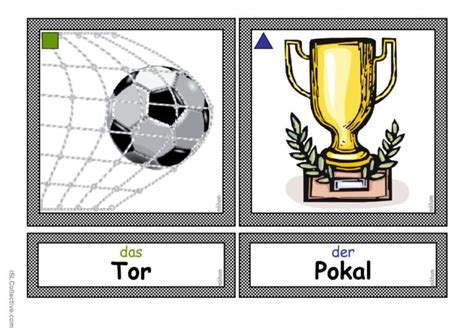 Fußball 1 Flashcards groß A5 English ESL worksheets pdf doc