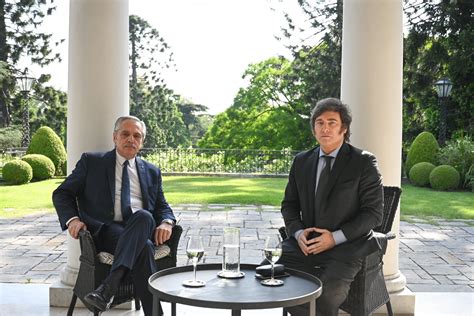 Alberto Fern Ndez Recibi A Javier Milei En La Residencia De Olivos