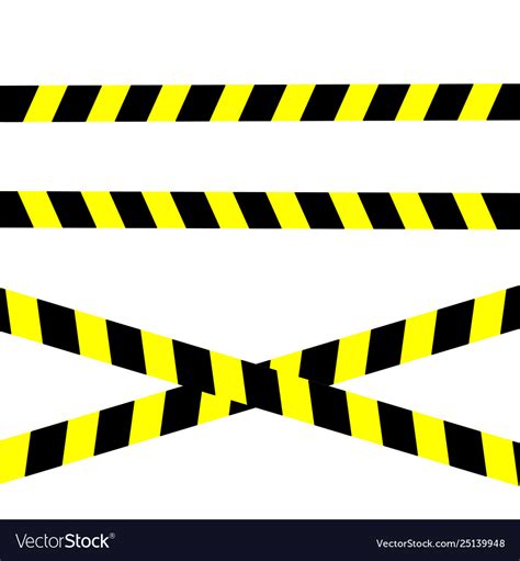 Caution Stripes Border