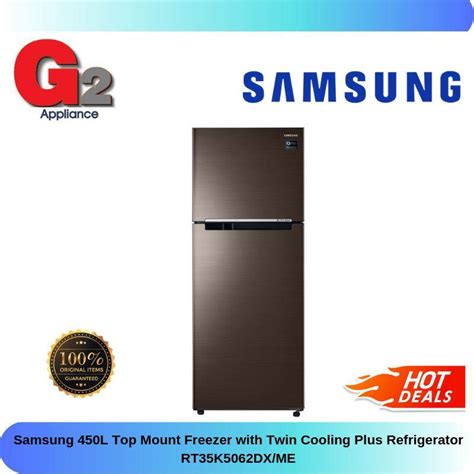 Samsung AUTHORISED DEALER 450L Top Mount Freezer With Twin Cooling