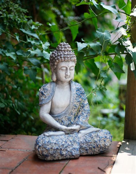 Buddha Statue, Sitting Buddha Statue, Large Figure Statue for Garden O ...