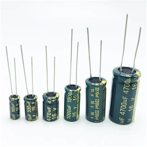 10PCS High Frequency Electrolytic Capacitor 20 6 3V 1000UF 10V 1500UF