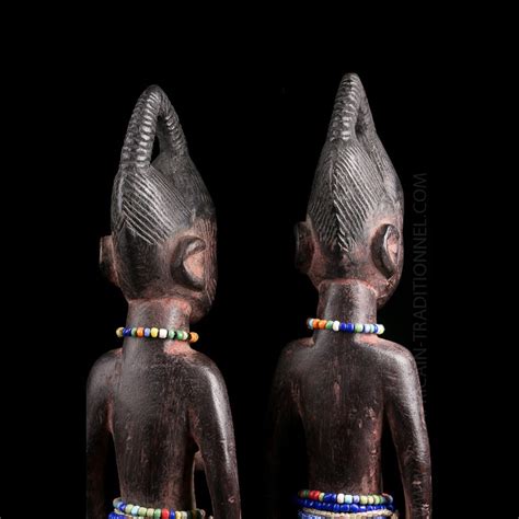 Yoruba Ilorin Oyo Ibeji Twin Figures Authentic African Tribal Art