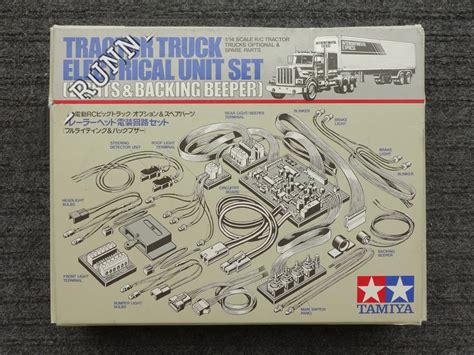 Rc Model Vehicles Toys Control Line Tamiya Semi Trailer Light