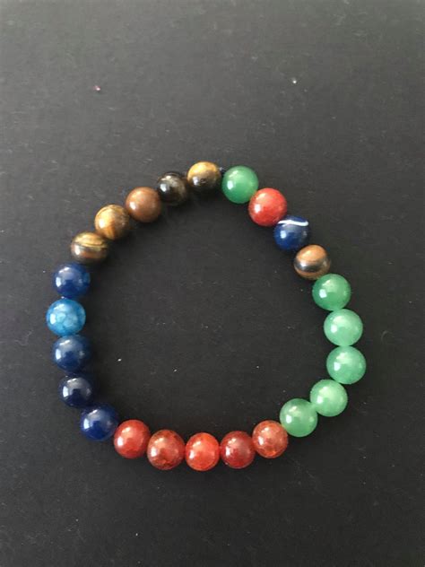 Multi Colored Beaded Bracelets Etsy