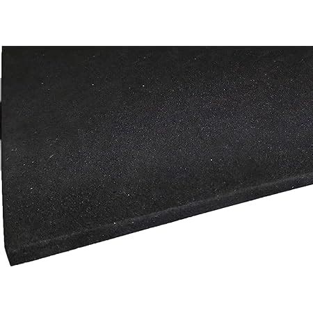 Black Neoprene Plain Sponge Foam Rubber Sheet Mm X Mm X Mm