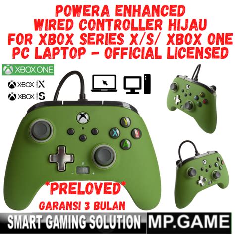 Jual PowerA Enhanced Wired Controller HIJAU For Xbox Series X S Xbox