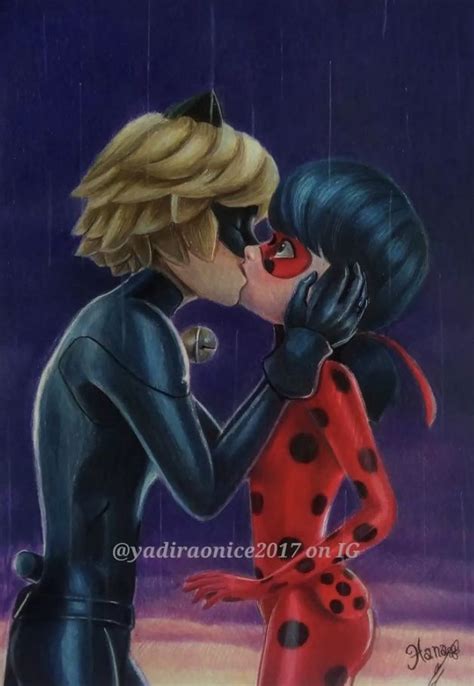 Comics Ladybug Ladybug E Catnoir Miraculous Ladybug Kiss Miraculous