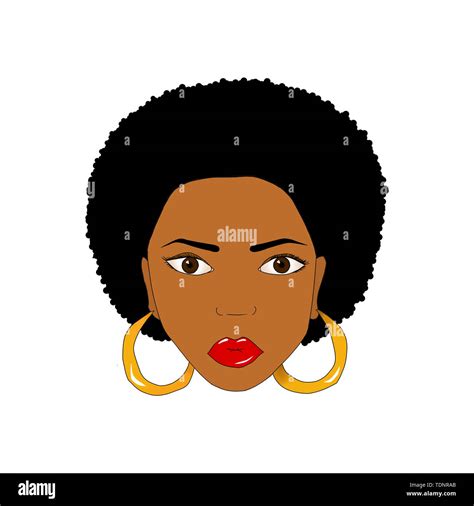 African American Girl Clipart Black And White