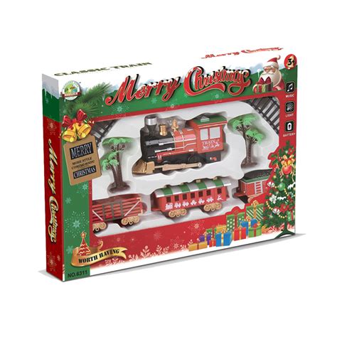 Vocal Toys Christmas Electric Rail Train Light Mus... – Grandado