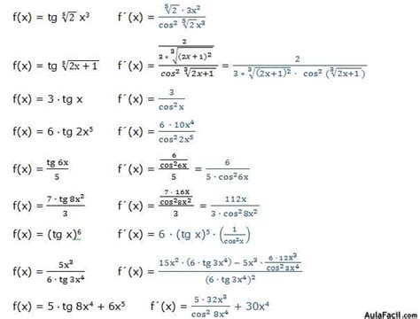 🥇 【 Derivadas Trigonométricas Derivada De La Tangente Derivadas