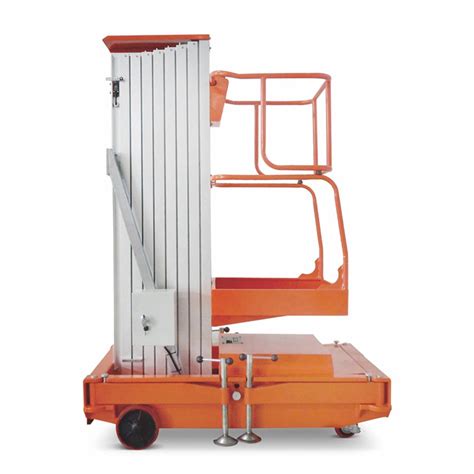 Aluminium Aerial Work Platform Double Mast Easy Move