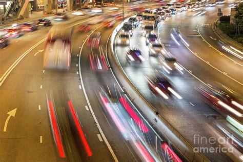 Rush hour traffic Photograph by Didier Marti - Pixels