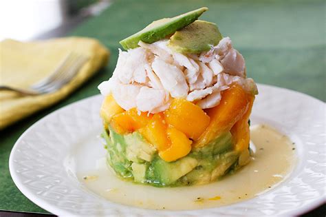 Stacked Crab Mango Avocado Recipe Cherchies Blog