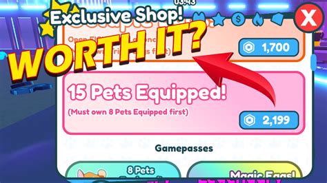 15 PETS EQUIPPED GAMEPASS IS IT WORTH IT PET SIMULATOR X YouTube