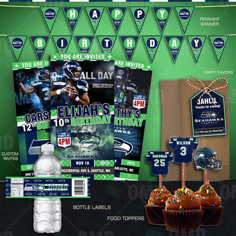 Seattle Seahawks Ultimate Party Package Seattle Seahawks Seahawks Party Packages