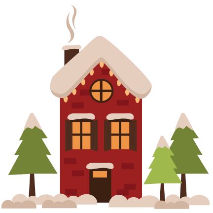 Winter House Svg Winter Svg Cut Files Winter Svg Cuts