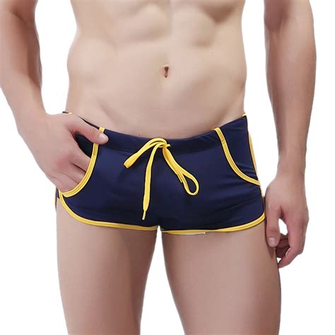 Kpoplk Mens Swim Trunk Mens Swimsuits Quick Dry Beach Boxer Briefs