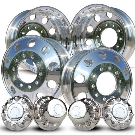 F53 And F59 Motorhome Aluminum 10 Lug Polished Wheel Kit Buy Truck Wheels