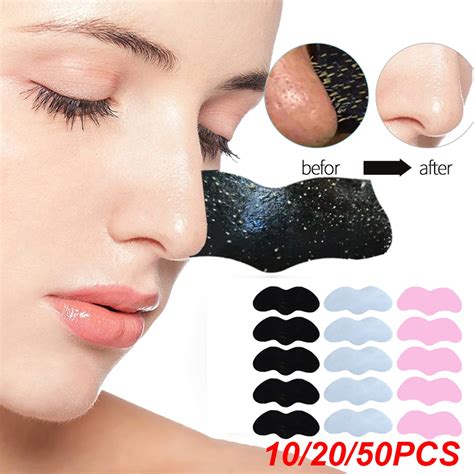 10 20 50pcs Nose Blackhead Remove Mask Unisex Peel Nasal Strips Deep