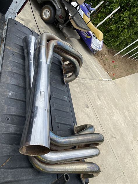 Bassett 455 Oldsmobile Boat Headers Exhaust Ebay